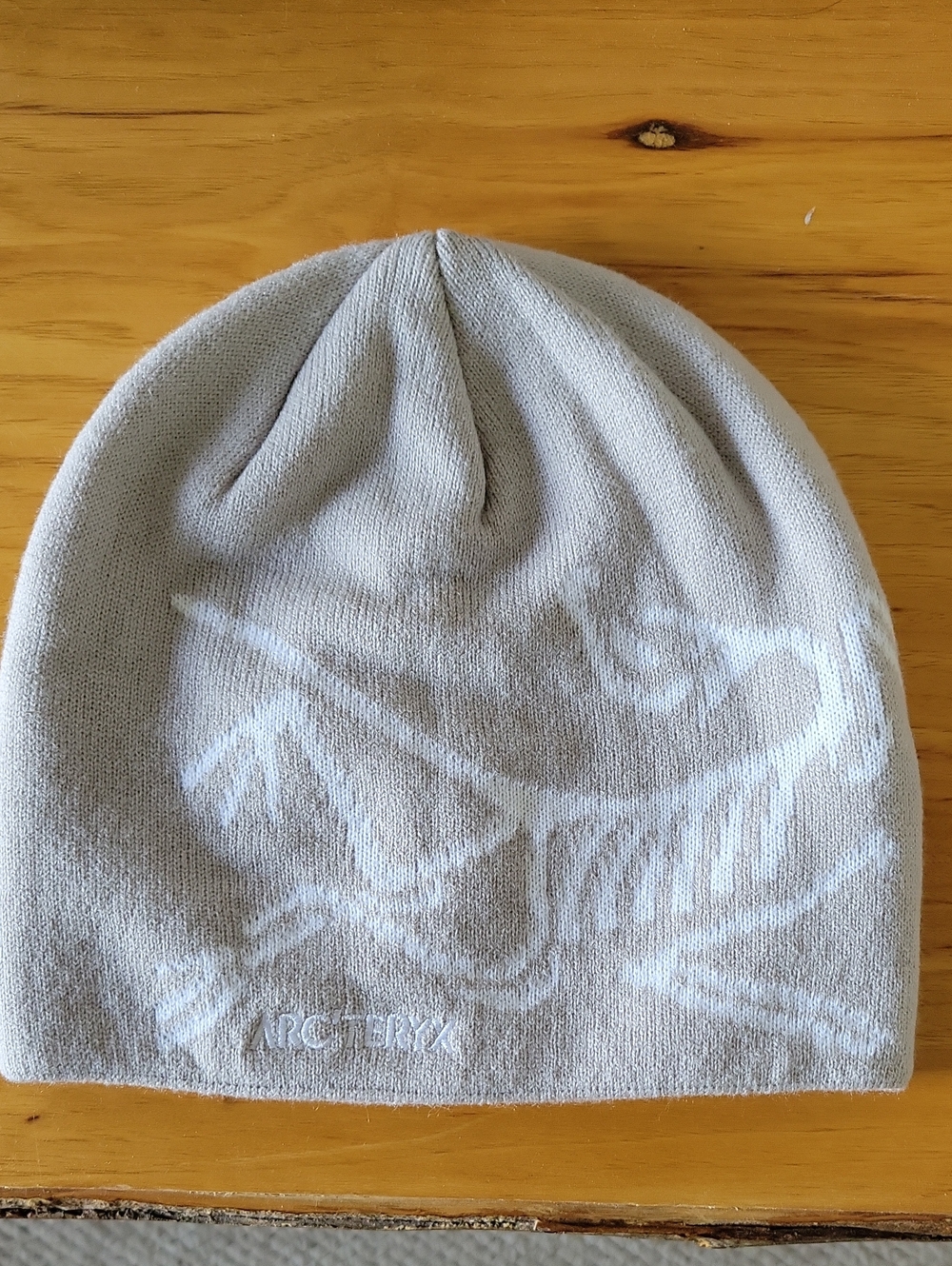 Arc'teryx Light Gray Knit Beanie